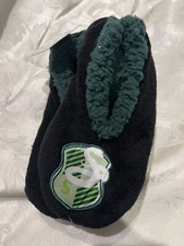 harry potter slytherin Snuggles Toes Slippers Unisex Comfy Black Shoe Sz 4/10