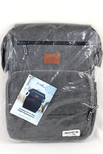 Pillani Compact All-in-One Grey Diaper Bag Backpack 7832 New with Tags