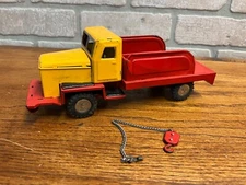 Vintage Japan Modern Toy Two-tone Tow Truck Wrecker Tin Litho Friction - Parts