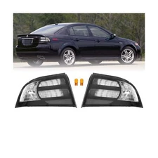 USR DEPO 3G TL Tail Lights - JDM Style Black Housing Rear Tail Lamps Cover (L...