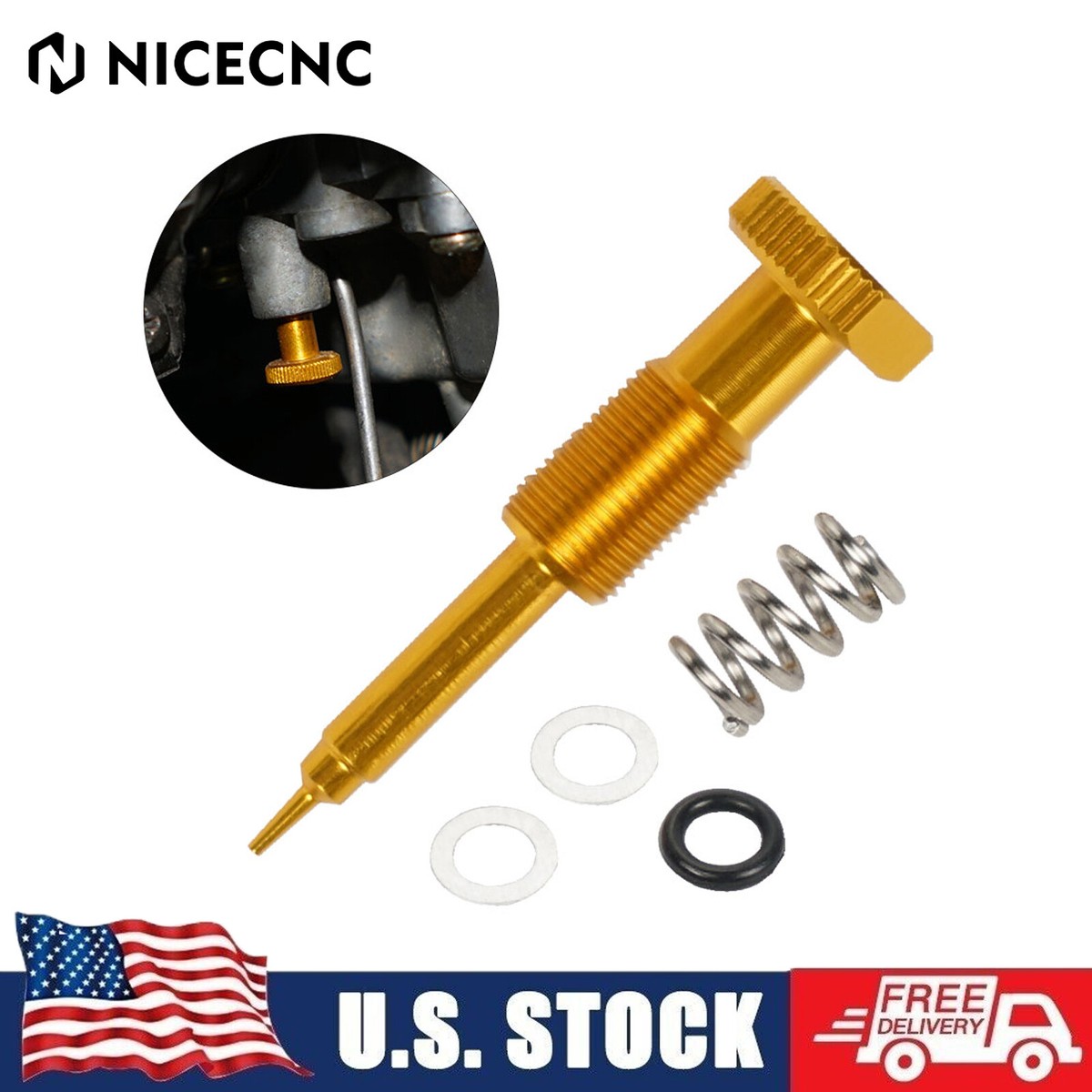 Extended Adjust Carb Air Fuel Mixture Screw For Suzuki DRZ 400S