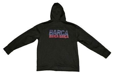 FC Barcelona — Full Zip-Up Sweatshirt — Size Men's Large | eBay