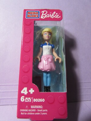 NEW sealed in box 2013 Mega Brands BARBIE Mega Bloks - about 2 1/2'' tall