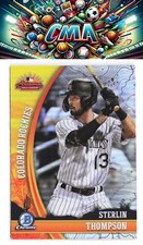 2024 Bowman Chrome #AFLS-8 Sterlin Thompson 2023 AFL Fall Stars