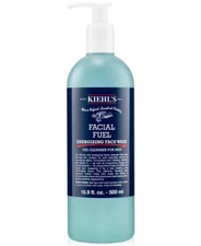 Kiehl's Facial Fuel Energizing Men's Face Wash 16.9 oz w-Pump New RP: $45