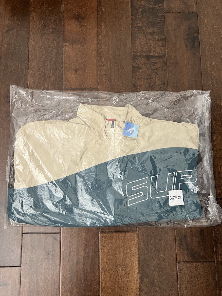 Supreme SS24 Curve Nylon Embroidered Track Jacket Brown Size Supreme SS24 Curve Nylon Embroidered Track Jacket Brown Size
