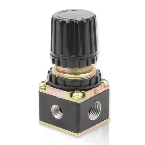 1/4 MINI REGULATOR W/ GAUGE FOR COMPRESSOR COMPRESSED AIR PRESSURE 145 PSI 6971 1/4 MINI REGULATOR W/ GAUGE FOR COMPRESSOR COMPRESSED AIR PRESSURE 145 PSI 6971