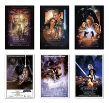 STAR WARS: EPISODE I-VI - 6 PIECE MOVIE POSTER SET (REGULARS 1) (24 X 36" EACH)