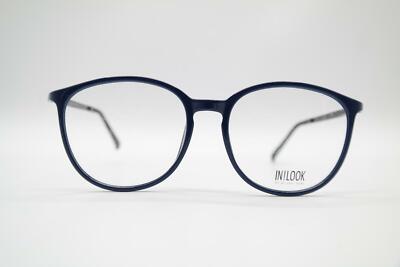 In Look 0317 Blau Schwarz Oval Brille Brillengestell eyeglasses Neu