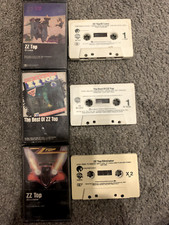 Lot of 3 ZZ Top cassettes