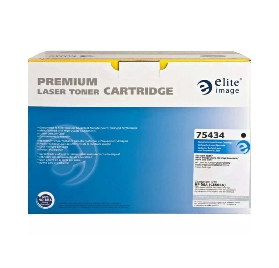 For HP LaserJet P2030/p2035 Hp 05A (CE505A) 2,300 Page Yield, Black (ELI75434) - Image 2 of 4