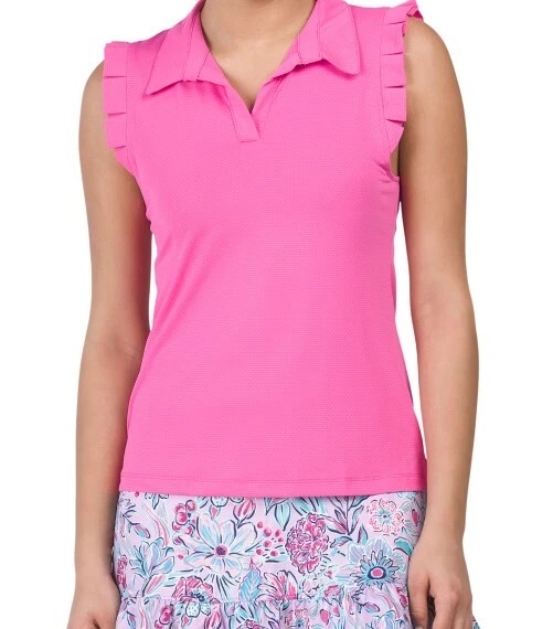 Hot pink ladies golf cheap shirts