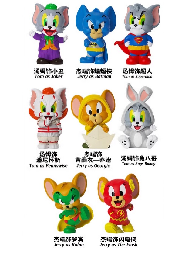 8Pcs Soap Studio Tom and Jerry WB100Th Costume Vin-Blop 8Pcs Soap Studio Tom and Jerry WB100Th Costume Vin-Blop