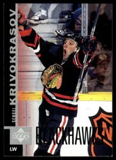 1997-98 Upper Deck #37 Sergei Krivokrasov Chicago Blackhawks Hockey Card