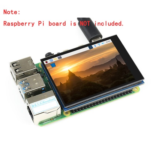 2.8" Touch Screen LCD Display HAT for RPI Raspberry Pi Zero 2 W 3 Model B Plus 4 - 第 1/5 張圖片