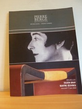 Pierre Bergé * Catalogue  Vente spécial EILEEN GRAY Quatre oeuvres