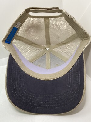 Cappello Da Pesca Costa Del Mar F3t Unisex - Baseball Cap Beige Con Rete Posteriore