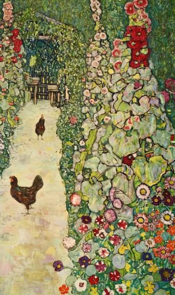 Pintura al óleo sobre lienzo firmada por Gustav Klimt en Art Nouveau. Foto 2 de 4