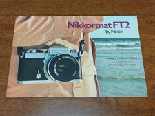 Vintage NIKKORMAT FT2 by Nikkon Sales Brochure Booklet Camera