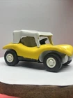 Vintage Tonka Toy Car Yellow Beach Dune Buggy & White Canopy 55340