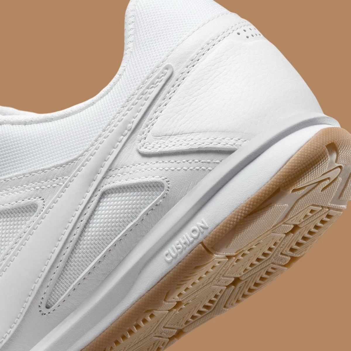 Nike Gato White Gum Light Brown Indoor Soccer Sneakers HQ6019-100 Mens Size