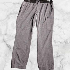 Carhartt Force Scrub Pants Mens L Short MEASURES 35x28 Gray Cargo C55106 Stretch