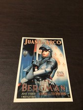 UNPOSTED  MOVIE 4 X 6 POSTCARD - INGRID BERGMAN - JUANA DE ARCO