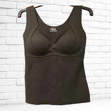luxury thermal vest featuring a built-in supportive bra.