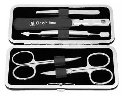 ZWILLING J.A. HENCKELS Zwilling Inox Maniküre-Set 5-teilig/ Manicure/ Nagelpflege-Etui / 97457-045/ NEU