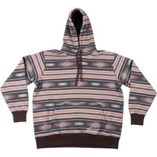 Ariat Skyline Hood Brown Southwestern Serape Stripe Hoodie Womens XL 10053957