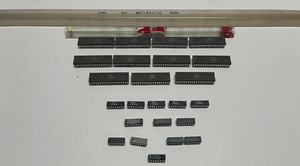 Lot of Vintage IC Chips AMI Motorola National NSC - 24 Total - Untested
