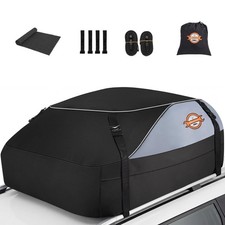 Sailnovo 15 Cu Ft Rooftop Cargo Carrier Bag Waterproof Soft Shell Roof Bag