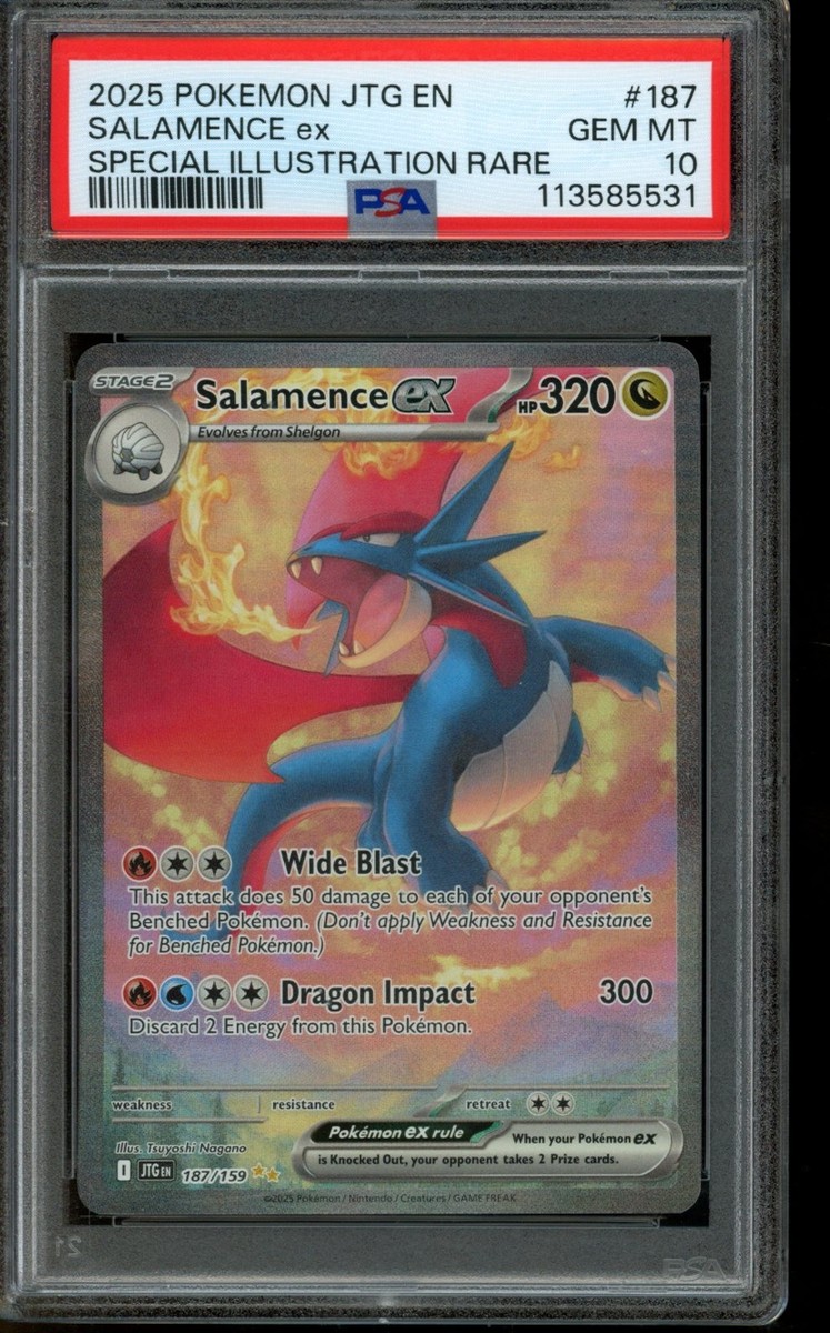 PSA 10 GEM MINT Pokemon Salamence EX Just in Time Special