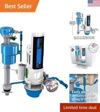 Complete HydroRight Water-Saving Toilet Kit - Dual Flush Valve and Easy Install