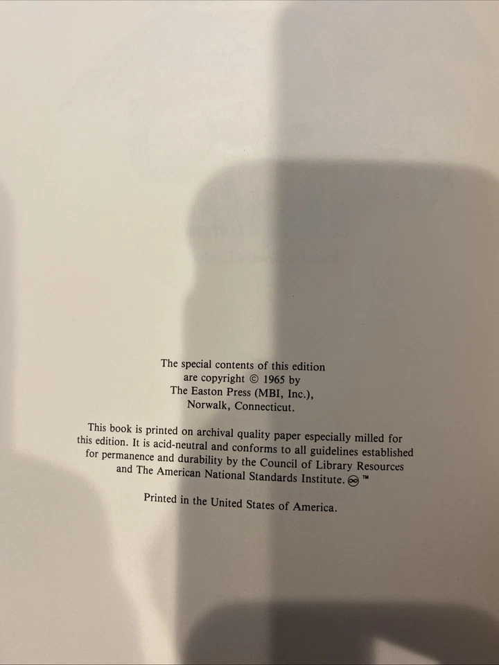 Easton Press Bram Stoker Dracula Collectors Edition Bound in Genuine Leather Foto 4 de 4