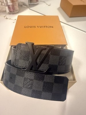 Louis Vuitton Gürtel Schwarz Größe 80/32