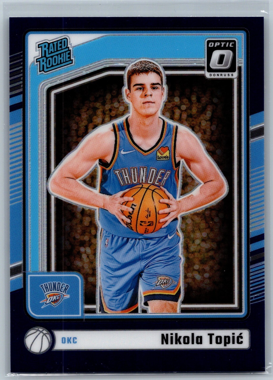 NIKOLA TOPIC 2024-25 DONRUSS OPTIC RATED ROOKIE PURPLE PRIZM #278 RC