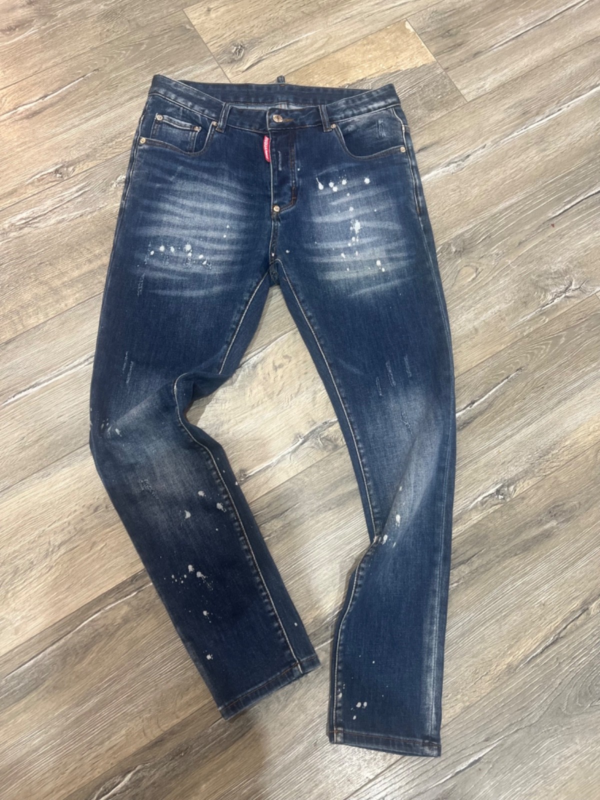Dsquared2 ICON Paint Splatter Slim Jeans Men's Size IT 48 / Medium M