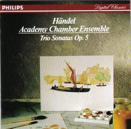 HANDEL - Handel: Academy Chamber Ensemble Trio Sonatas, Op. 5 - 2 CD - *VG*
