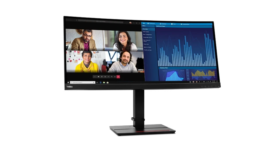Monitor Lenovo ThinkVision P34w-20 34,1" (86,6cm)  3440x1440 curved Bildschirm - Bild 3 von 4