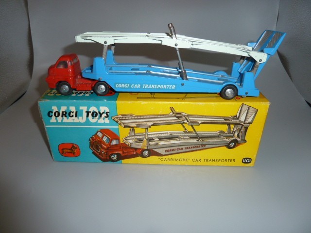 ミニカー Corgi Carrimore Car Transporter Corgi 1101, Carrimore car Transporter - Free Price Guide & Review