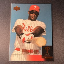 2001 Upper Deck Prospect Premieres #62 Ryan Howard Rookie Card RC. rookie card picture