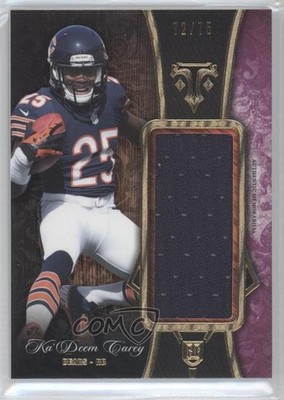 2014 Topps Triple Threads Rookie Jumbo Relic Purple 72/75 Ka'Deem Carey RC 0f8
