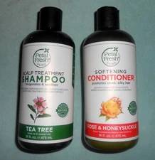 Petal Fresh Pure Scalp Treatment Tea Tree Shampoo & Conditioner 2 - 16 oz Btles