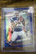 2025 Panini Prizm - Chad Johnson #180 Black & Blue Checker Prizm