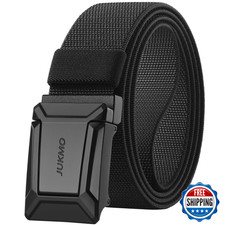 Jukmo Stretch Tactical Belt For Men Military Work Rigger Hiking 1.5 Elastic