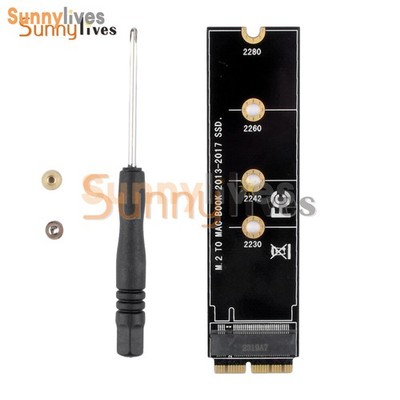 M.2 NVME SSD Convert Adapter Card for MacBook Air Pro 2013-2017 NVME/PCI-E 