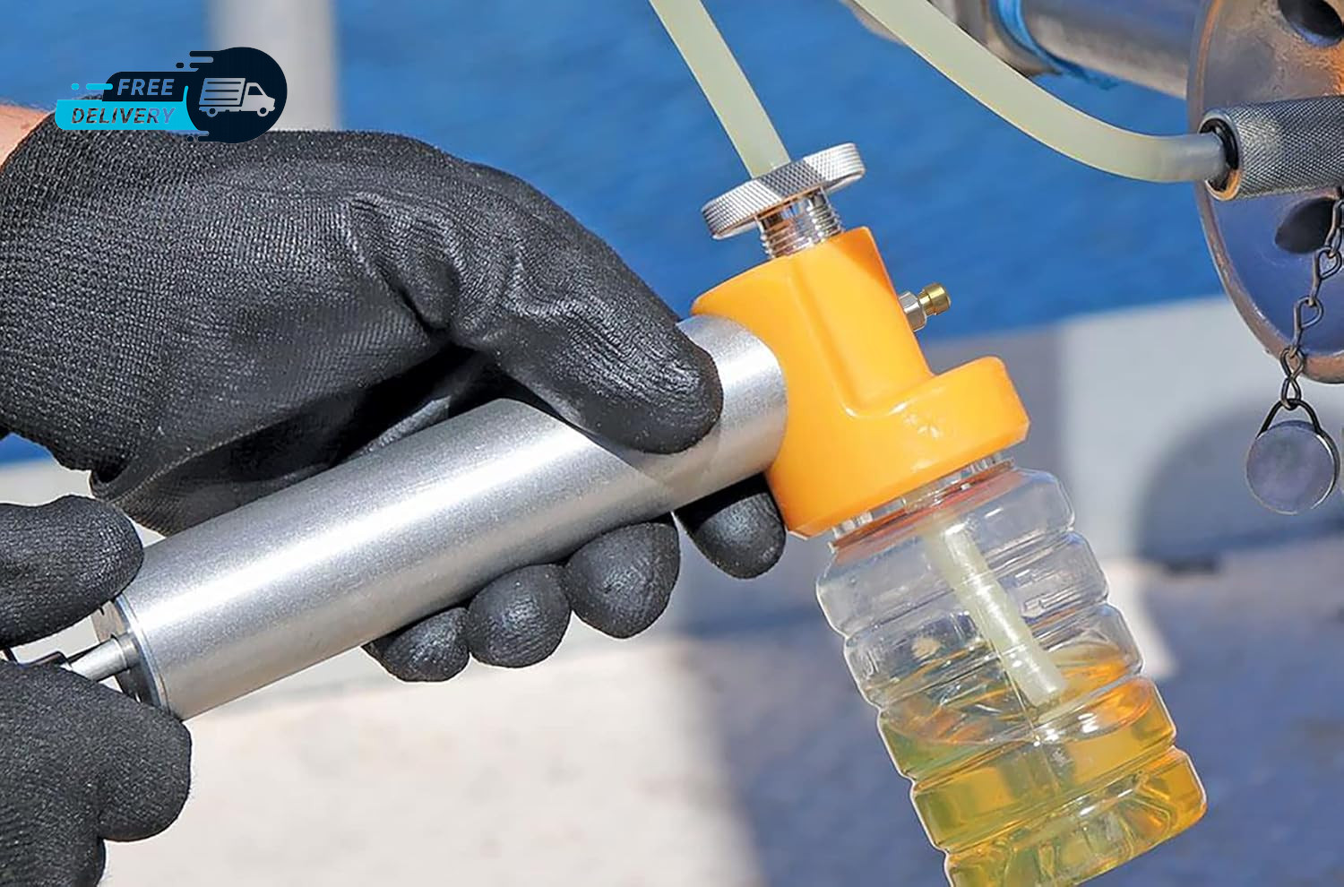 Oil Sampling Pump - Made in USA - with Vacuum Release Valve