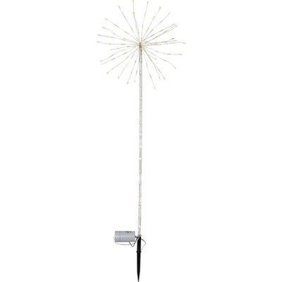 Star Outdoor 152 warmwhite LED, batteriebetrieben, 8 Funktionen, outdoor, transp