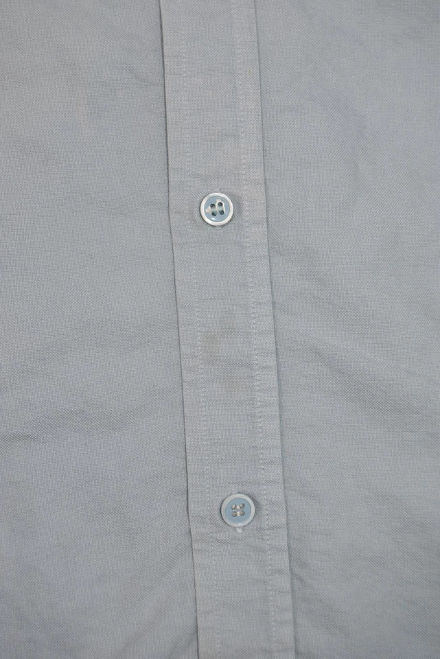 Band of Outsiders Shirt Mens Large Blue Chambray Button Up Long Sleeve Cotton - Image 3 of 4